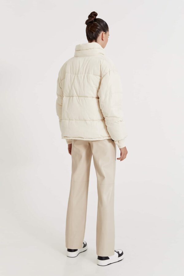 Basic High-Neck Puff Jacket - Görsel 2