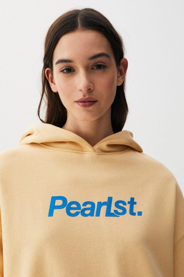 Slogan Hoodie With Label Detail - Görsel 3