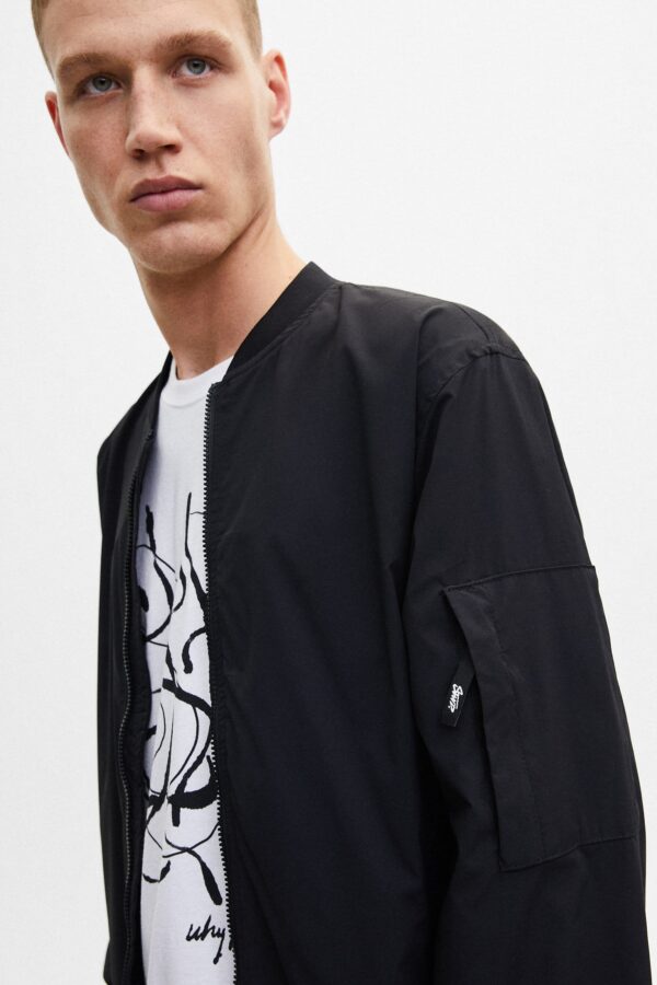 Lightweight Zipped Bomber Jacket - Görsel 3